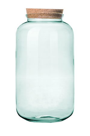 Szklany wazon słój W-524D+korek H:45cm D:25cm