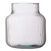 Szklany wazon ryflowany słój W-395C H:30cm D:21,5cm