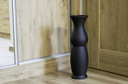 Wysoki wazon W-501A czarny mat H:50cm D:15cm