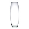 Szklany wazon W-319C H:28cm D:10cm