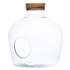 Szklane terrarium W-480B+boczny otwór+korek H:30cm D:29cm