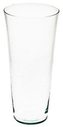 Szklany wazon W-96F H:28cm D:14cm