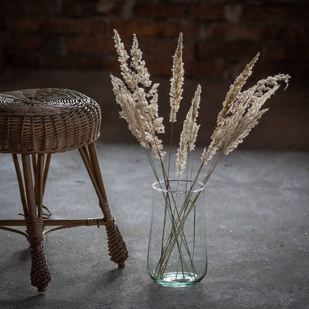 Szklany wazon WL-111 Caffe H:25,5cm D:15,5cm