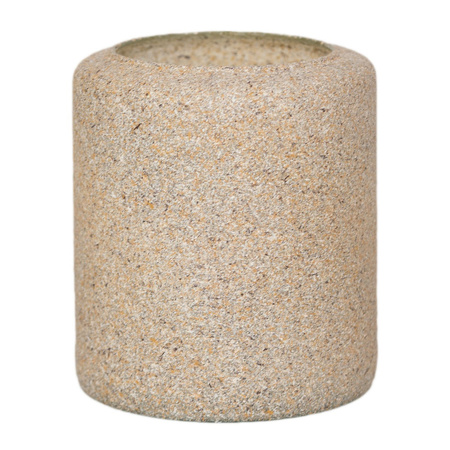 Szklany słój H:17cm D:14,5cm WM-C001 LOFTI piasek