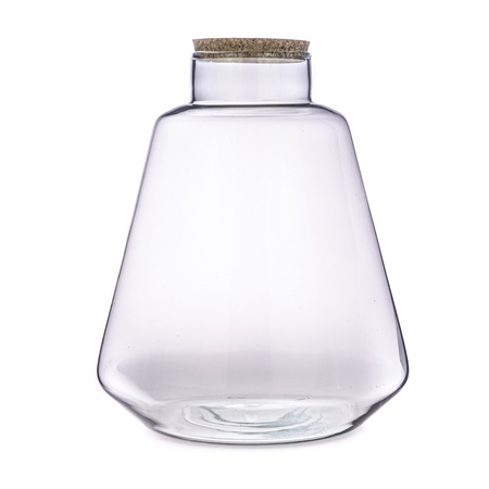 Szklane terrarium W-735 + korek H:36cm D:21cm
