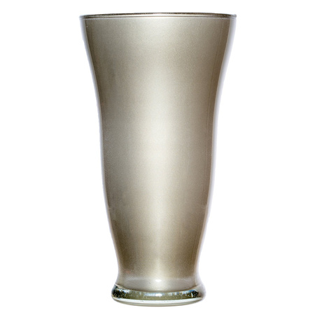 Szklany wazon W-57 H:20cm D:12,5cm Złoty