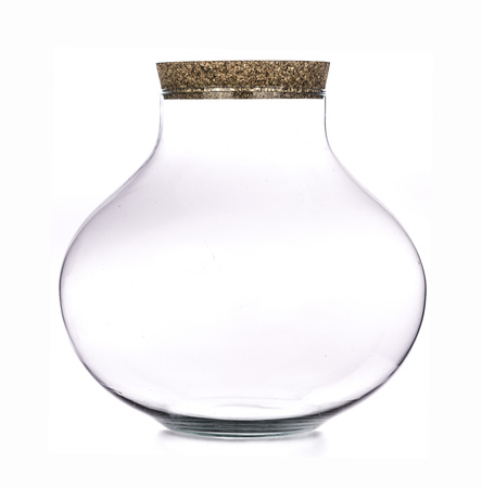 Szklane terrarium W-591A + korek H:30cm D:31cm