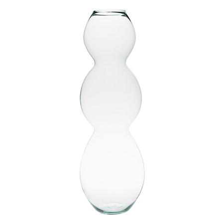 Szklany wazon W-400C H:70cm D:24cm