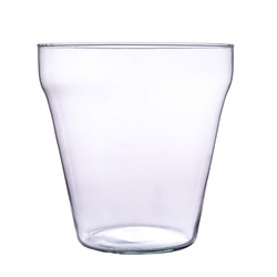 Szklana doniczka W-198 H:20cm D:19cm