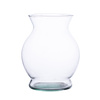 Szklany wazon W-386 H:20cm D:16cm