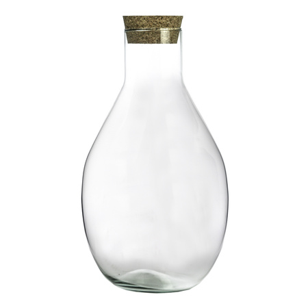 Szklane Terrarium W-379 + korek H:37cm D:23cm