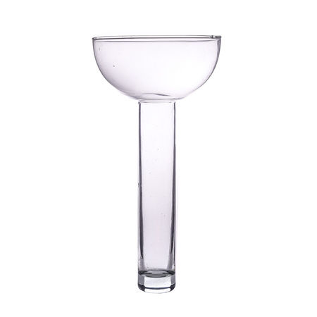 Szklany wazon W-577 H:25cm D:11cm