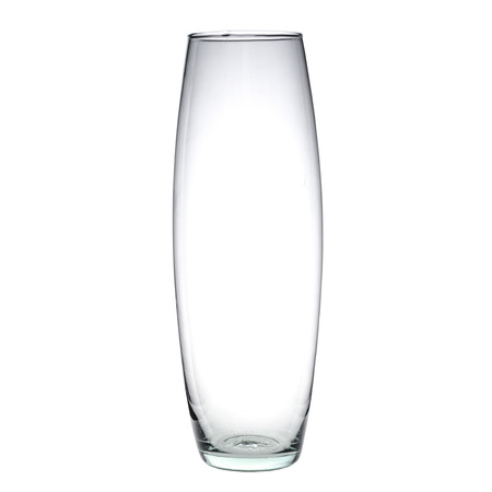 Szklany wazon W-319C H:28cm D:10cm