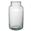 Szklany wazon ryflowany słój W-395D H:35cm D:19cm