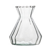 Szklany wazon W-669 H:12cm D:10,5cm