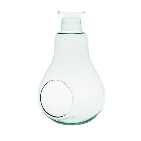 Szklane terrarium W-468+boczny otwór H:30cm D:19cm