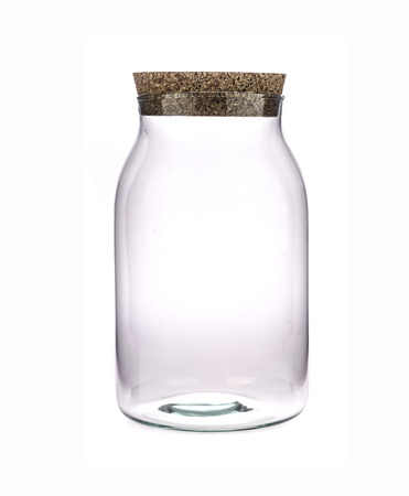 Szklane terrarium W-726 + korek H:23cm D:11,5cm