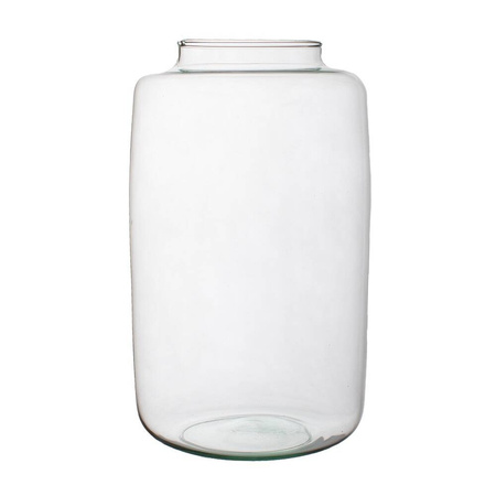 Szklany Wazon słój W-596 + korek guma H:28cm D:17cm