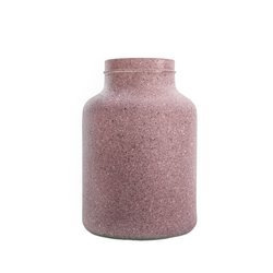 Szklany wazon słój H:25cm D:17cm WMP-002 Lofti dekor róż