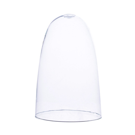 Kopuła szklana klosz W-542A H:20cm D:12,5cm otwór z boku