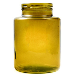 Szklany słój H:20cm D:14cm WM-P001 amber