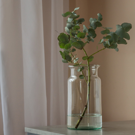 Szklany wazon słój H:25cm D:14cm W-332N1