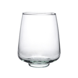 Szklany wazon W-691 H:9cm D:8cm