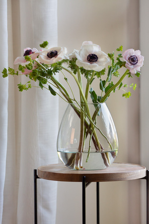 Wazon szklany kropla W-218E H:20cm D:19cm