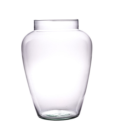 Szklany wazon W-679 H:32 cm D:23,5 cm