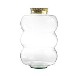 Szklane Terrarium W-686A + korek H:32cm D:21cm