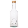 Wazon butelka z korkiem W-504A boczny otwór+korek H:47cm D:15cm