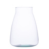 Szklany wazon W-534A H:24,5cm D:18cm