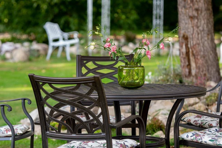 Szklany wazon W-712 oliwka H:19 cm D:19 cm