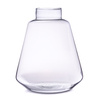 Szklany wazon W-735 H:36cm D:21cm