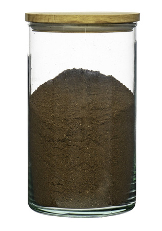 Szklany wazon cylinder H:17cm D:10cm + zatyczka