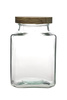 Szklany słój z zakrętką H:20cm D:13,5 cm WM-8G003