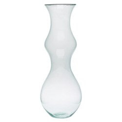 Szklany wazon W-441A H:50cm D:19cm