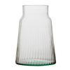 Ryflowany wazon szklany W-702B H:20cm D:14,5cm