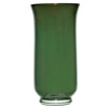 Szklany wazon Atena H:19cm D:10cm Zielony