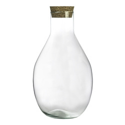 Szklane Terrarium W-379 + korek H:37cm D:23cm