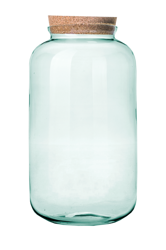 Szklany wazon słój W-524A+korek H:41cm D:23cm