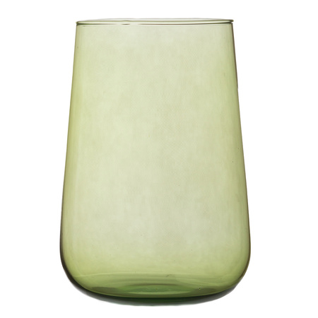 Szklany wazon dekoracyjny WL-111A zielony H:19cm D:13cm