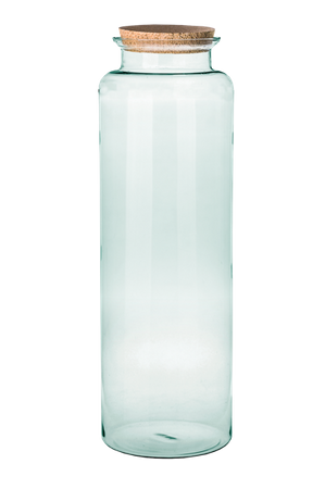 Szklany wazon W-332M2+korek H:70cm D:22cm