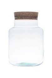 Szklany wazon słój W-395C1+korek H:27cm D:19cm