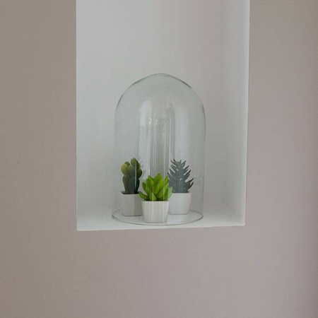 Kopuła szklana klosz W-315M1 H:25cm D:14cm