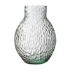 Szklany wazon młotkowany W-615 H:25cm D:19cm