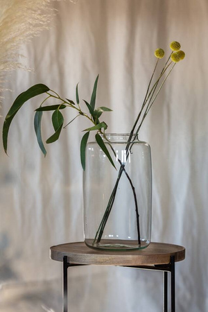 Szklany Wazon Słój W-596 H:28cm D:17cm