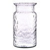 Szklany wazon W-332N1 młotkowany H:25cm D:14 cm