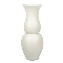 Wazon dekoracyjny W-541 kremowy H:40cm D:15,5cm