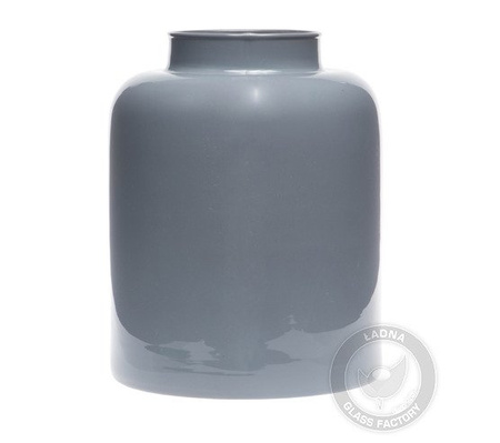 Wazon szary W-323 H16cm